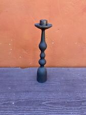 Vintage Brutalist Gothic Forged Iron Mid Century Candlestick Candle Holder 15