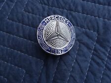 Vintage Mercedes Benz W114 W115 Enamel Blue grill Badge/ emblem EXLNT COND 46mm picture