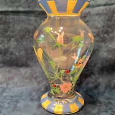 lenox vase  vintage hand painted picture