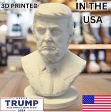 🇺🇸 10.5”Donald Trump Statue Marble Finish US45th President MAGA Desk Accessory picture