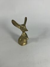 Vintage Leonard Solid Brass Mouse With Cute Big Ears Made In KOREA picture