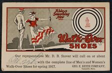 1916 Walk-Over Shoes Post Card Original Used picture