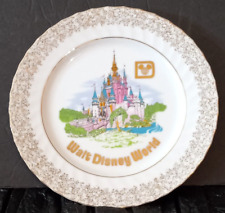 Vintage Walt Disney World Hanging Cinderella Castle Plate, 7.5