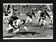 1950s High School Football Game Tackle Leather Helmets Vintage Press Photo picture