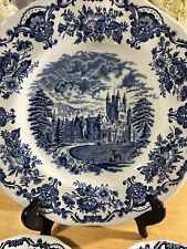 wedgwood blue and white plates picture