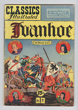 Classics Illustrated #2 VG- Ivanhoe picture