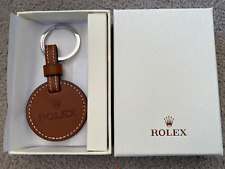Brand New in Box Authentic Rolex Keyring Key Ring Charm Brown picture