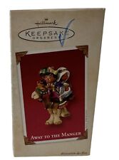 Hallmark Keepsake 2003 Away To The Manger Camel Christmas Ornament picture
