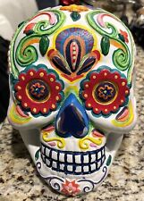 Ceramic Sugar Skull - Day of the Dead - El Dia de Muertos - Hand Painted picture