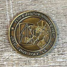 US Army Challenge Coin 76th Infantry Brigade (Sep) JRTC Fort Polk JTF Hoosier picture