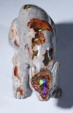 ++ CAT carved in Mexican Opal Matrix 27g ++ picture