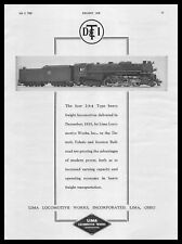 1935 Detroit Toledo Ironton Railroad 2-8-4 Train Photo Lima Locomotive Print Ad picture