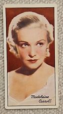 1935 Carreras Famous Film Stars #29 Madeleine Carroll picture