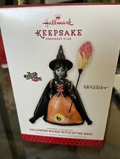 Vtg Hallmark Keepsake Halloween Wicked Witch of the West Madame Alexander 2013 picture