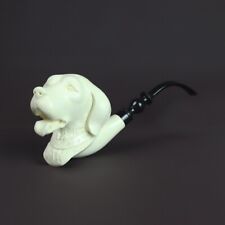 XXL SIZE KENAN Dog Figure PIPE new-block Meerschaum Handmade W Case#933 picture