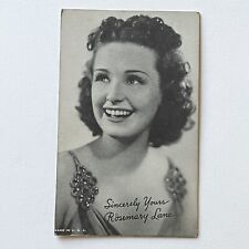 Actress Rosemary Lane Photograph Vintage Arcade Exhibit Card Golden Age picture