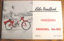 1965 Harley Davidson M-50 Original Rider Handbook Owner's Owners Manual  picture