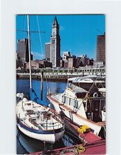 Postcard Part Of Bostons Waterfront From Commercial Wharf Boston MA USA picture