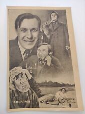 Old USSR Collage postcard 1948 Chirkov Russian MOVIE Star Theater Stalin Prize picture