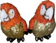 Pair Of Resin Parrots picture