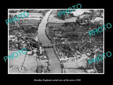 OLD LARGE HISTORIC PHOTO OF BEWDLEY ENGLAND AERIAL VIEW OF THE TOWN 1930 1 picture