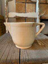 Antique Ironstone Spouted Pitcher Farmhouse Shabby Chic Stained Crazed Chippy picture