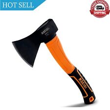 KSEIBI Wood Axe, Small Outdoor Camp Hatchet for Splitting and Kindling Wood, ... picture