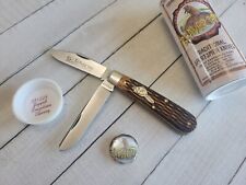 Great Eastern Cutlery Tidioute # 39 Beaver Tail Jack Jigged Brazilian Cherry GEC picture