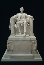 Lincoln Memorial Statue Nmarble Statue Of Abraham Lincoln By Daniel Chester In x picture