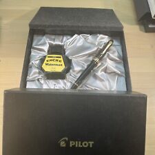 Pilot Namiki Custom 823 Fountain Pen Clear Black Broad Nib Used picture