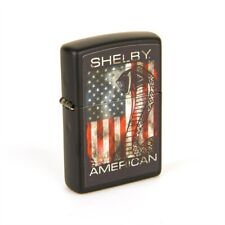 Shelby SuperSnake Cobra With Flag Black Zippo Lighter Ford Mustang GT500 SVT SVO picture