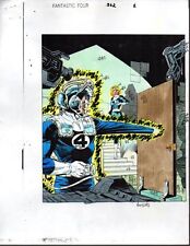 Original 1992 Fantastic Four 362 Color Guide Art Splash Page 1 by Marvel Comics picture