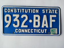 1989 Connecticut License Plate 932 BAF picture