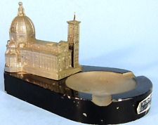 FLORENCE CATHEDRAL IL DUOMO VINTAGE METAL SOUVENIR BUILDING ON ASHTRAY ITALY picture