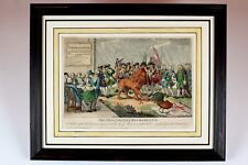1757 French & Indian War Cartoon picture