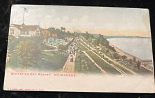Milwaukee, Wisc Whitefish Bay Resort c1906 unused postcard  picture
