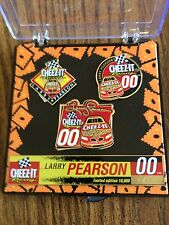 Cheese-It Larry Pearson Racing Car 3 Pin Set Nascar Team Sealed LE Cheez-it  picture