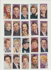 1936 Carreras Partial Set of 35 Florence Desmond Film Stars cards picture