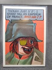 1967 Topps Who Am I? Napoleon #10 Unscratched Rare France Emperor picture