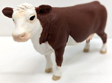 Schleich Brown Hereford Cow Figure Farm Animal Toy 2017 picture
