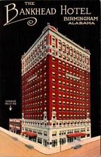 Birmingham, AL Alabama  THE BANKHEAD HOTEL  ca1940's Curteich Linen Postcard picture