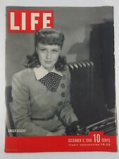 Life Magazine Ginger Rogers December 9, 1940 WW2 Vintage Advertising Wartime  picture