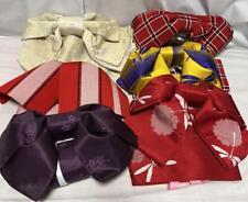 Japanese children's obi for girls various materials 6 pieces from Japan picture