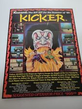 Flyer   KONAMI   KICKER   Video Game advertisement original see pic picture