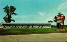 Motel Clark Strongs Michigan MI Postcard VTG UNP LL Cook Vintage Unused Chrome picture