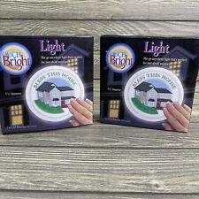 2 x Touch Bright Bless This House Night Light Use Anywhere Vintage New Boxed picture
