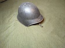 Swiss M18/40 Steel Combat Helmet WW1 WW2 Original W/ Chinstrap picture