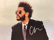 The Weeknd Signed 7x5 inch Color Photo Original Autograph Signature picture