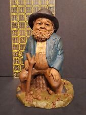 Tom Clark Gnome Lawrence Sitting on Basket Edition #55 Cairn Studio A+ Condition picture
