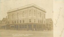 1905 Middleboro Massachusetts Peirce Building #23 RPPC Photo Postcard 11627 picture